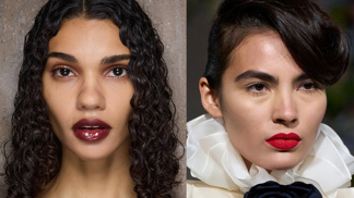 Červená rtěnka, runway koláž
Červená rtěnka, runway koláž