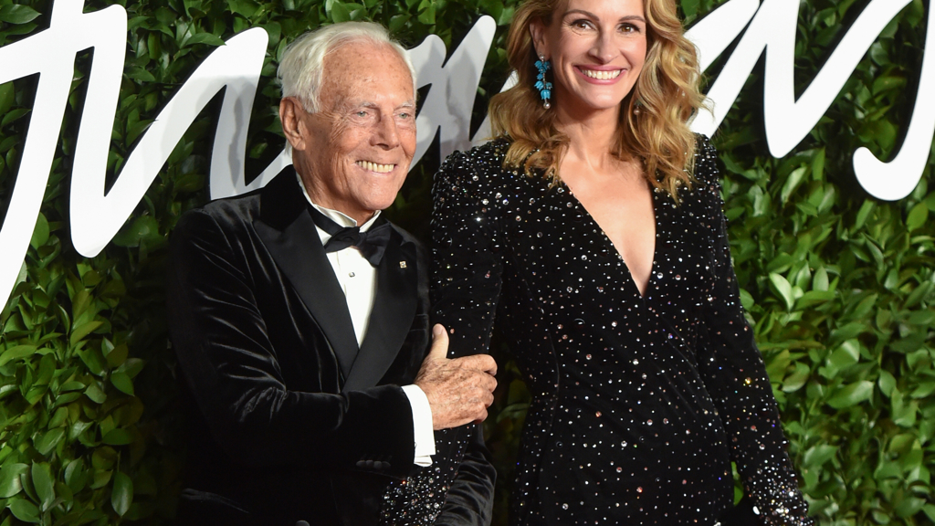 Giorgio Armani a Julia Roberts
Giorgio Armani a Julia Roberts