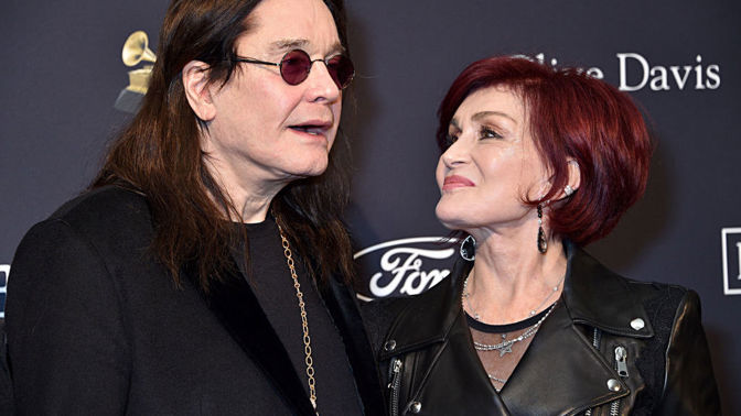 Ozzy Osbourne a jeho žena Sharon
