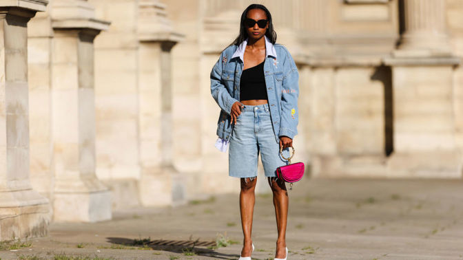 Double denim v podání Emilie Joseph.
Double denim v podání Emilie Joseph.