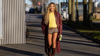 Emili Sindlev na fashion weeku v Kodani