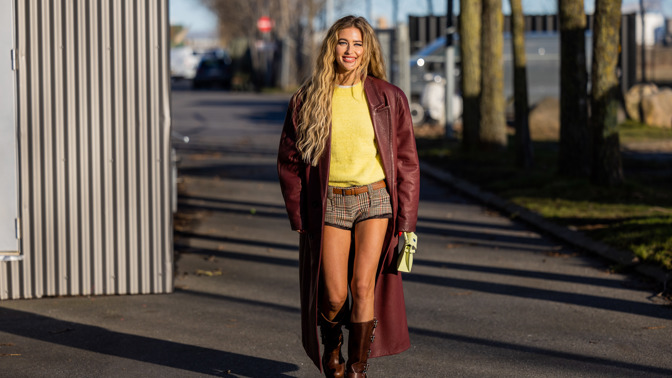Emili Sindlev na fashion weeku v Kodani