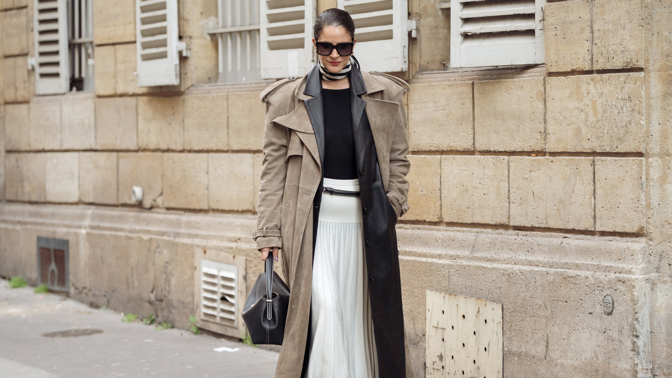 Drop waist sukně jako jarní trend 2025
