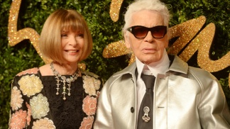 Anna Wintour Karl Lagerfeld