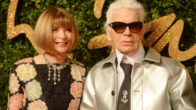 Anna Wintour Karl Lagerfeld