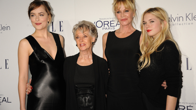 Dakota Johnson, Tippi Hedren, Melanie Griffith, Stella Banderas
