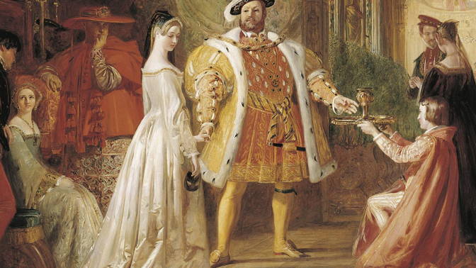 Jindřich VIII. a Anna Boleynová

