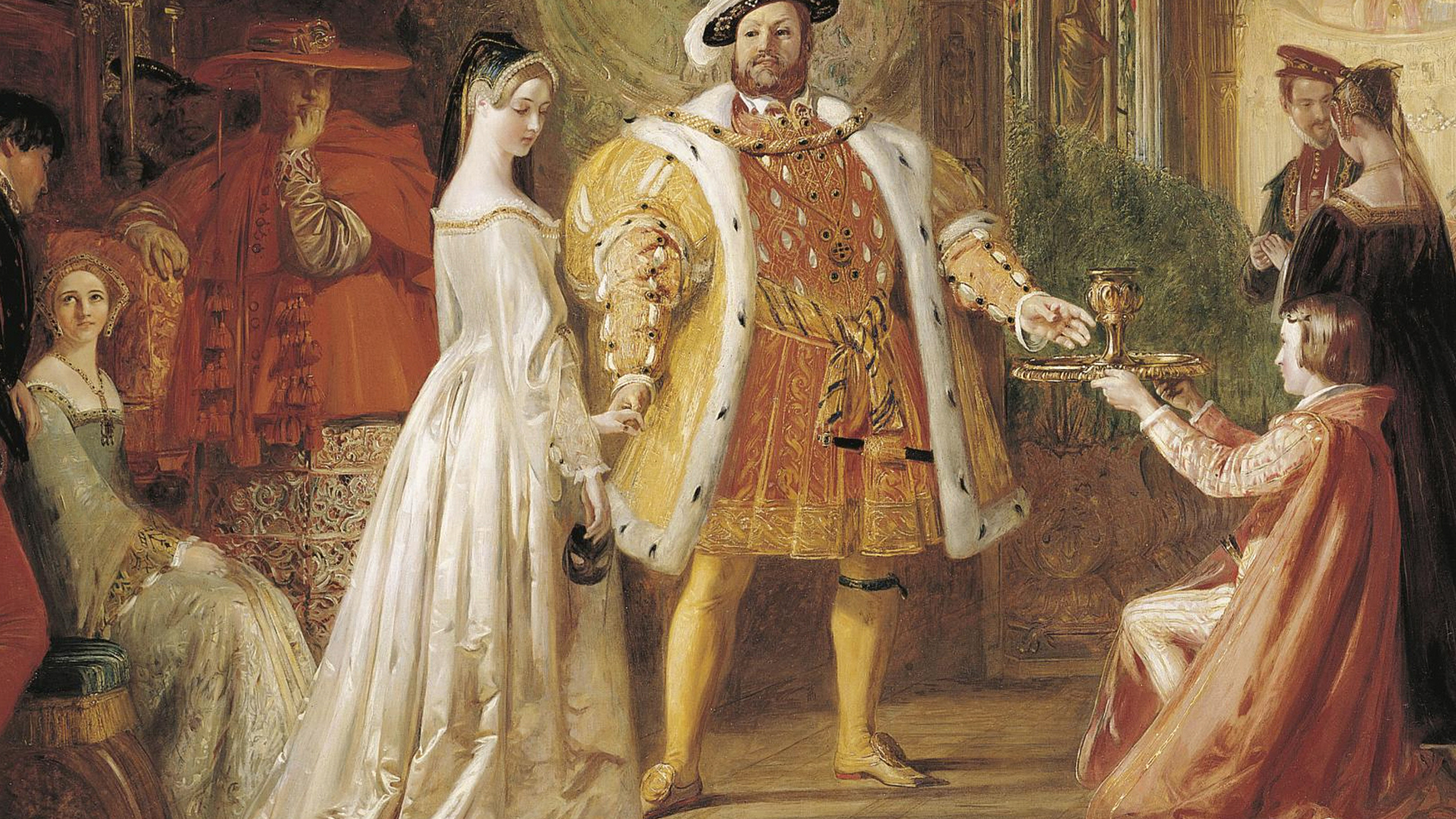 Jindřich VIII. a Anna Boleynová

