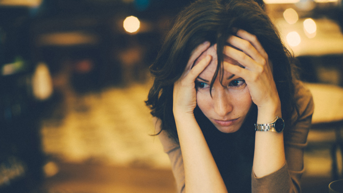 Worried woman Worried woman
