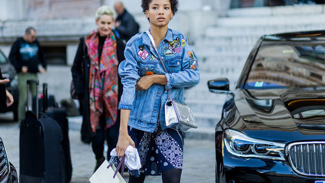 Oversize denimová bunda 6x jinak