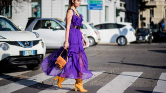Jak nosit barvu roku 2018, Ultra Violet? Inspirujte se outfity z ulice