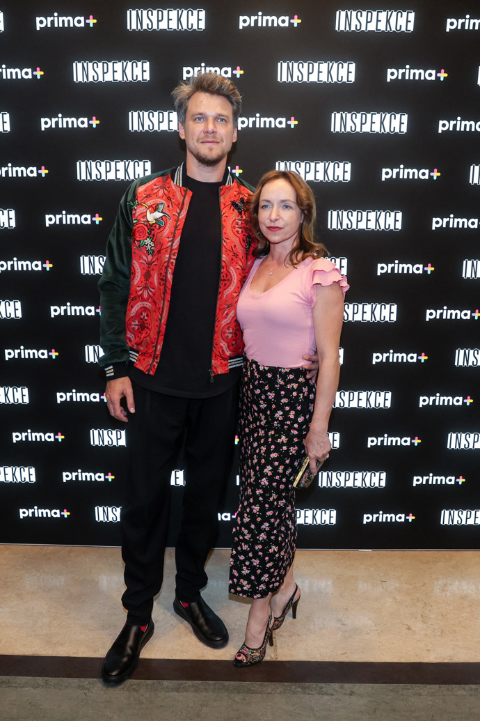Na akci Tatiana Dyková dorazila s manželem Vojtěchem Dykem.