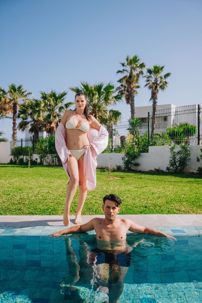Influencerka Ornella Koktová a zpěvák Jan Bendig. 