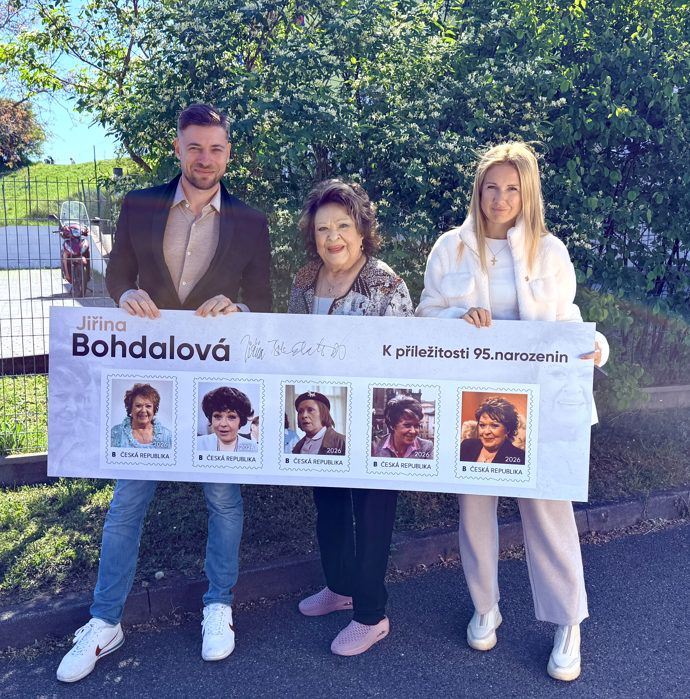 Jiřina Bohdalová je nově na známkách.