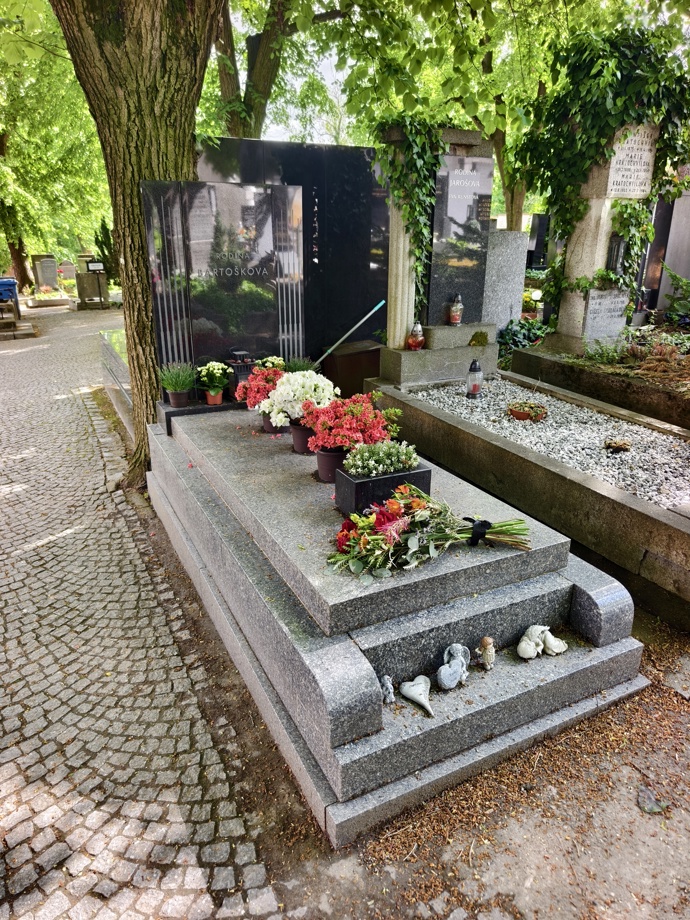 Hrob Jiřího Bartošky. 