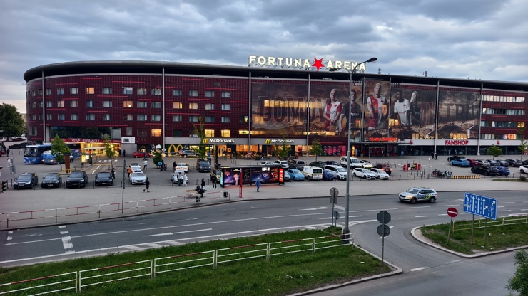 Fotbalový stadion Eden.