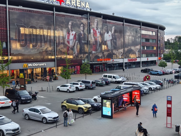 Fotbalový stadion Eden.