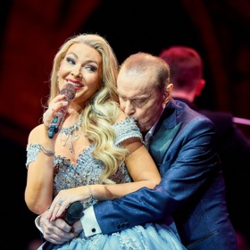 Lenka Graf na oslavě Štefana Margity.