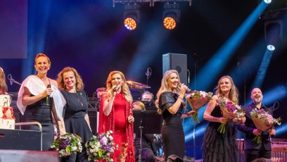 FOTO: Lenka Graf na oslavě Štefana Margity.