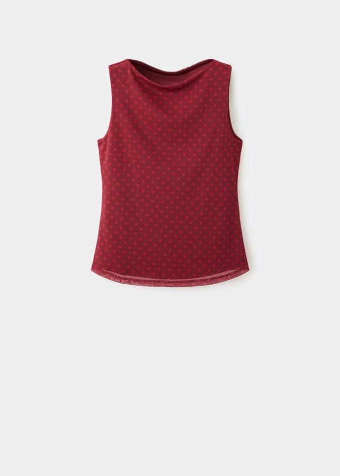 Top s potiskem puntíků, Mango, 599 Kč