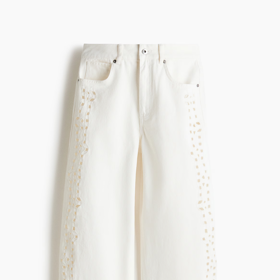 Džíny s výšivkou, H&M, 1459 Kč