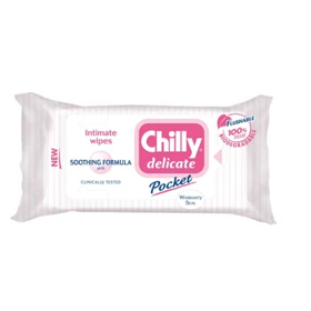 Šetrné intimní ubrousky, Chilly, 69 Kč