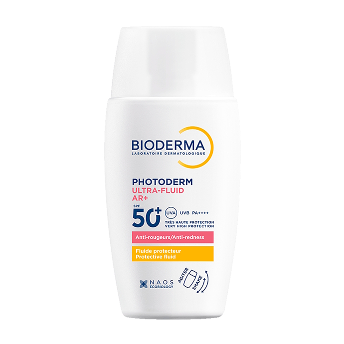 Fluid pro pleť se začervenáním a rosaceou s SPF 50+. Bioderma, 679 Kč