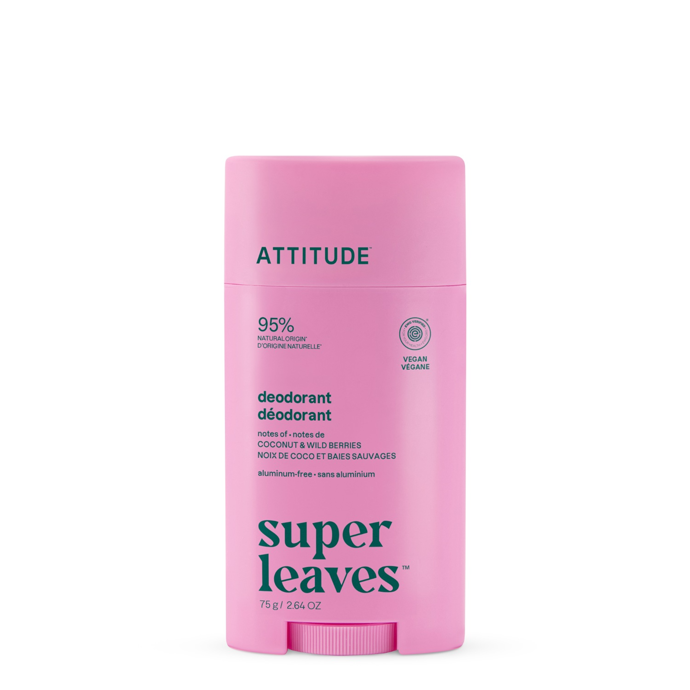 Deodorant bez hliníku s vůní kokosu a lesních plodů, Attitude, 299 Kč