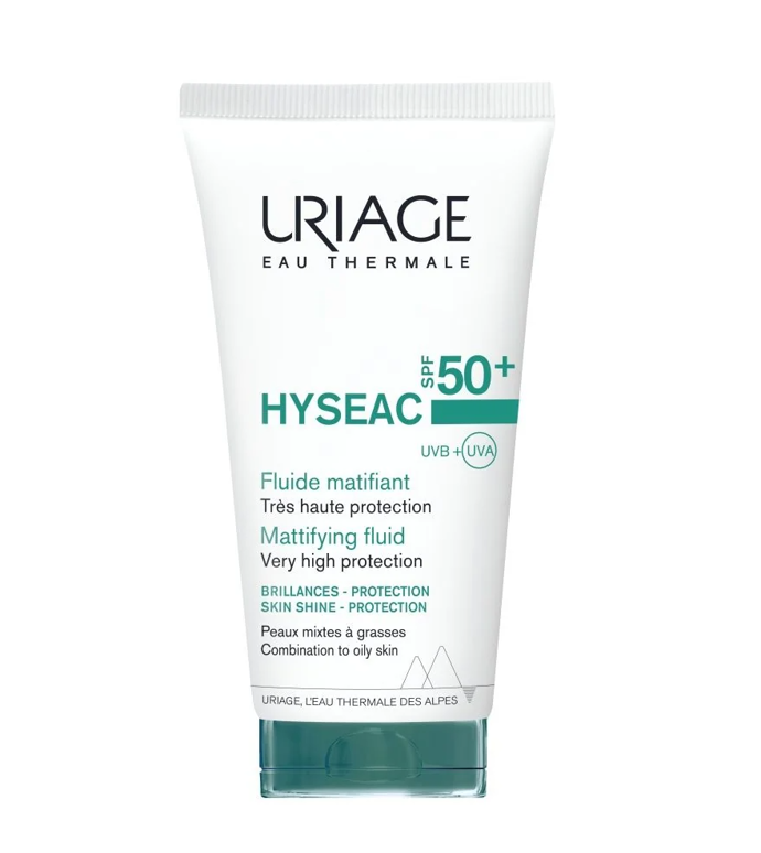 Zmatňující fluid s SPF 50+ vhodný pro mastnou pleť. Uriage, 499 Kč