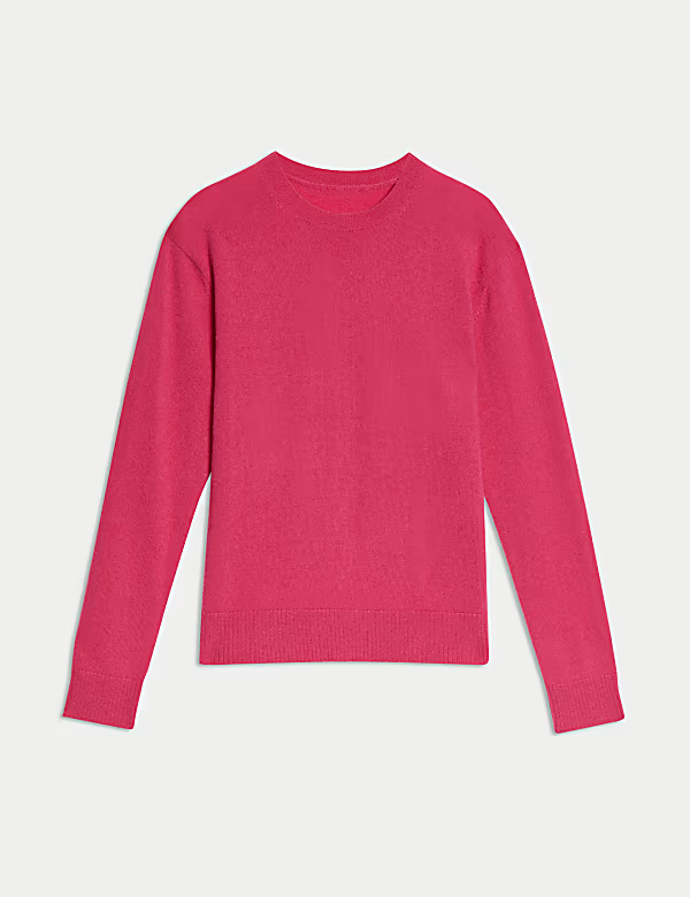 Svetr z čistého kašmíru s výstřihem ke krku, Marks&Spencer, 2999 Kč