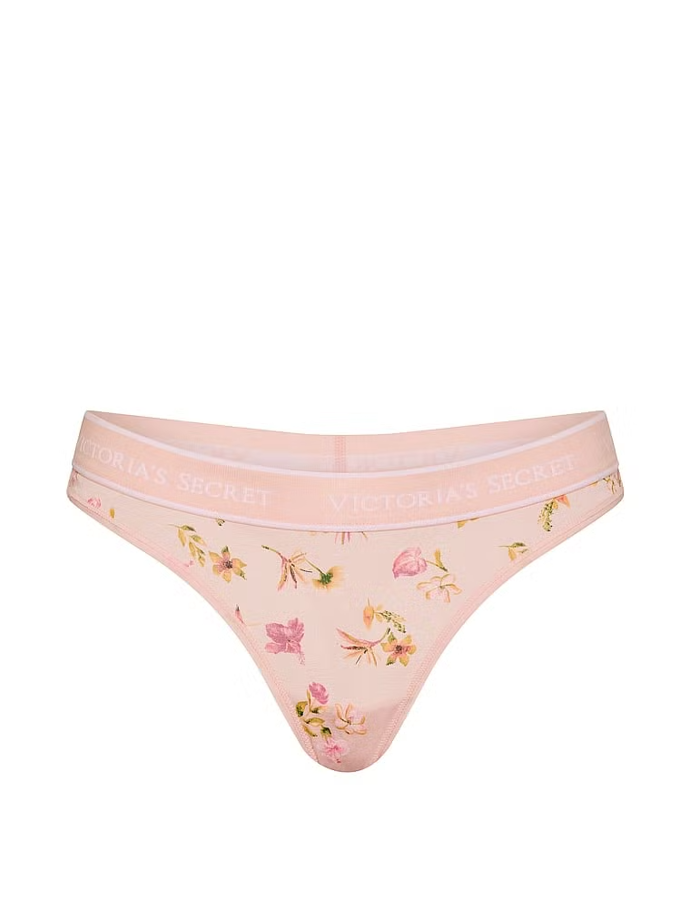 Bavlněná tanga s logem, Victoria's Secret, 350 Kč