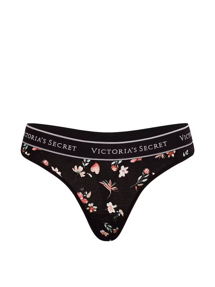 Bavlněná tanga s logem, Victoria's Secret, 350 Kč