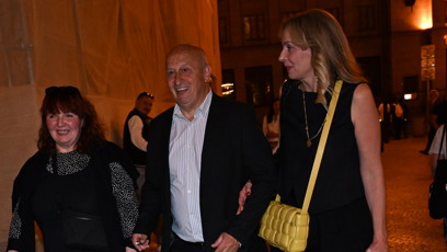 FOTO: Jan Kraus se svou ženou odcházeli v dobré náladě.