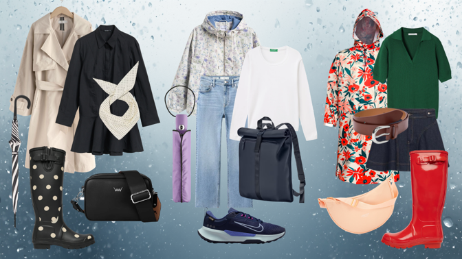 3 outfity do deště: Módní redaktorka Lifee boří mýty o tom, že oblečení do nečasu postrádá styl