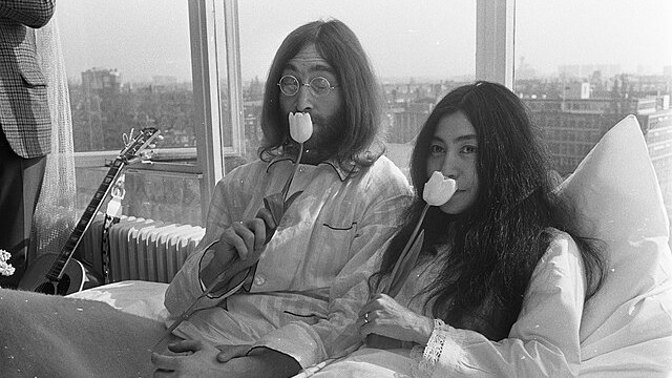 John Lennon a Yoko Ono