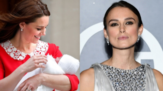 Keira Knightley nesouhlasí s přehnanou poporodní dokonalostí Kate Middleton