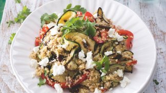 Recept: Kuskusový salát s grilovanou zeleninou