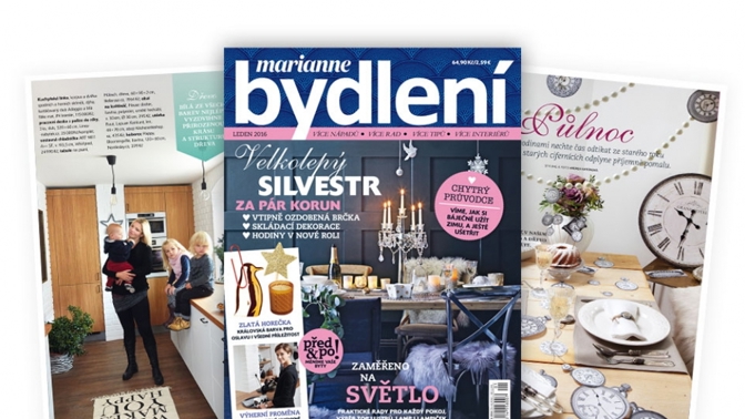 Lednové Marianne Bydlení je na stáncích!
