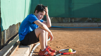 Malý sportovec, který prožil zranění.
Malý sportovec, který prožil zranění.