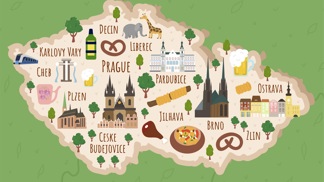 mapa České republiky mapa České republiky