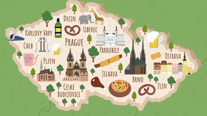 mapa České republiky