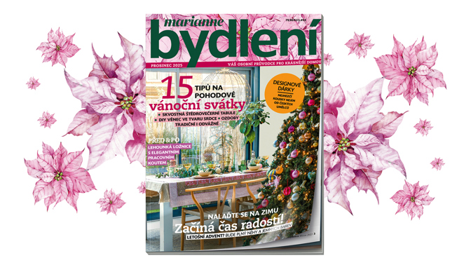 Prosincové Marianne Bydlení s tipy na dárky právě v prodeji!