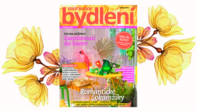 Srpnové Marianne Bydlení se Speciálem Boho styl právě v prodeji!
