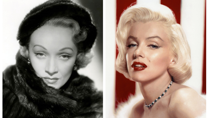 Marilyn Monroe, Marlene Dietrich