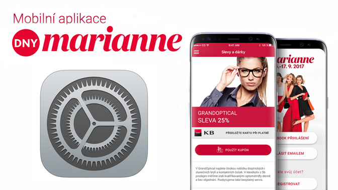 Informace k aplikaci Dny Marianne