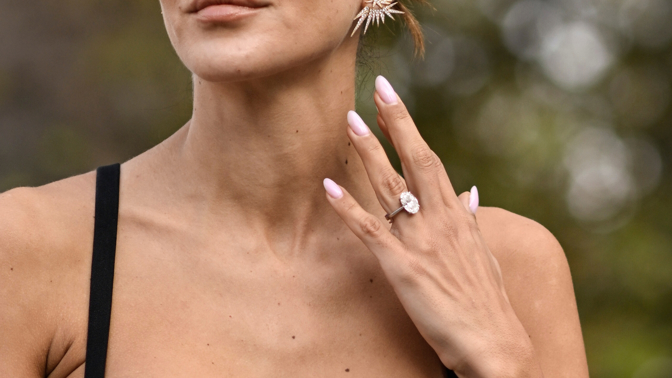 Almond milk nails
