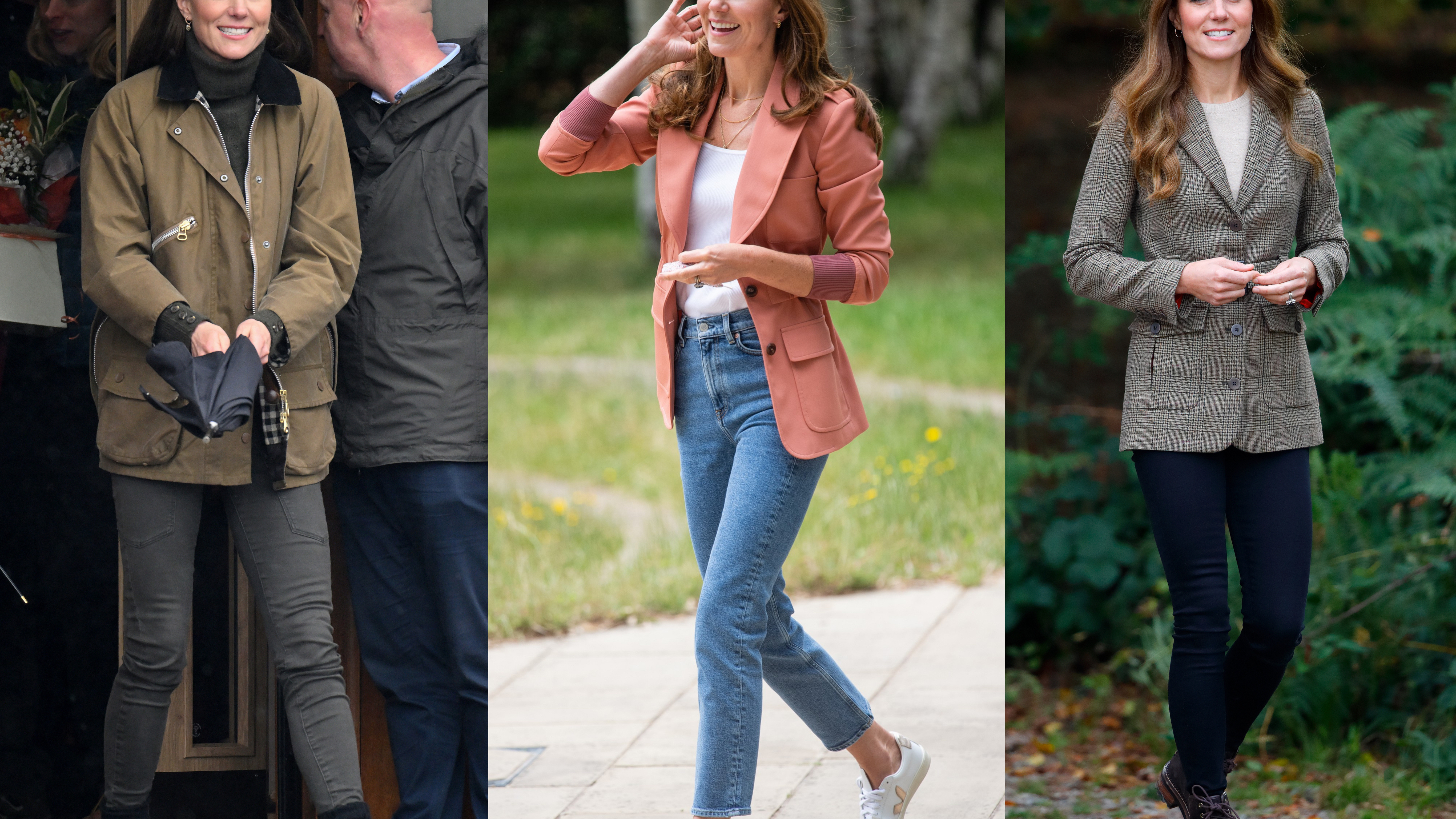 Kate Middleton a skinny džíny