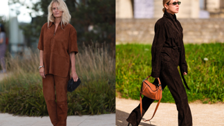 Semišové kalhoty street style
Semišové kalhoty street style