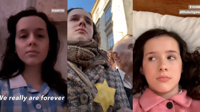 Hrůzy holocaustu ožívají na Instagramu! Odvážný projekt ukazuje, jak by skrze stories vypadala válka Hrůzy holocaustu ožívají na Instagramu! Odvážný projekt ukazuje, jak by skrze stories vypadala válka