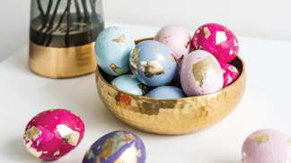 DIY: Ozdobte velikonoční vajíčka zlatem